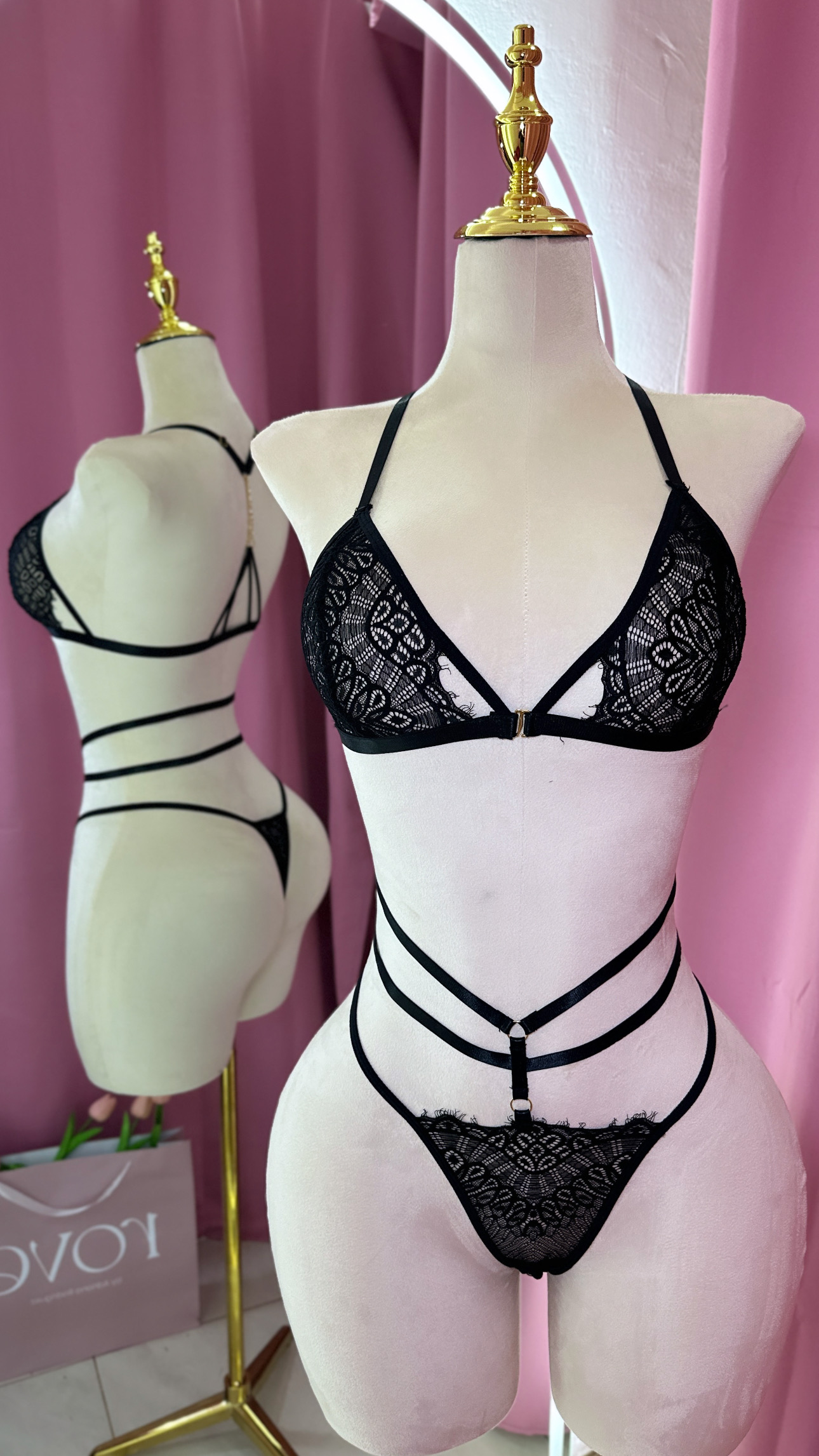 Lencería - Negra 2 piezas