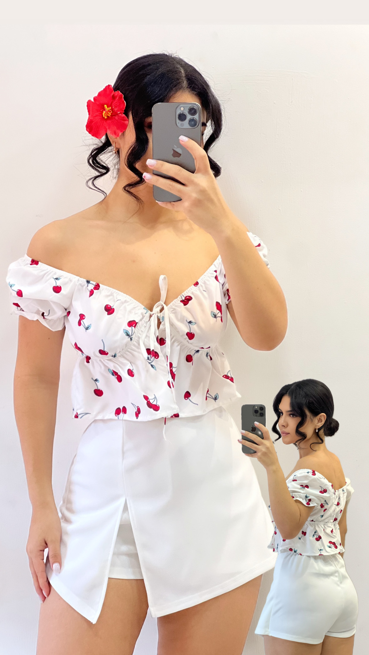 Falda short - Blanca CV