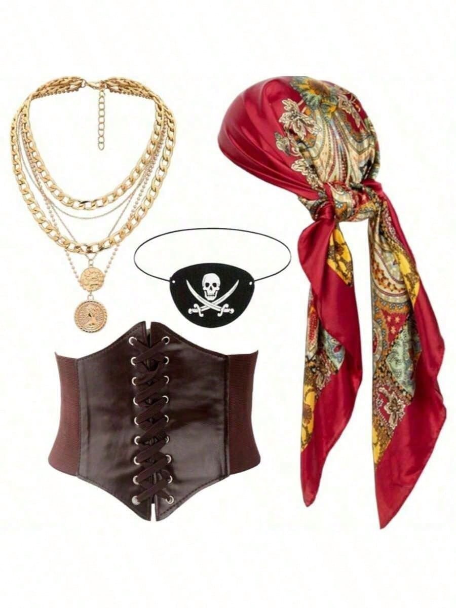 Accesorios de pirata 5 piezas